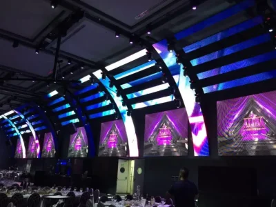 מצגת אולם מסכים